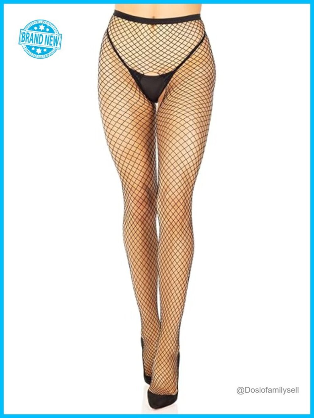 Micro Net Fishnet Pantyhose Tights - Plus Size Lightweight Breathable
